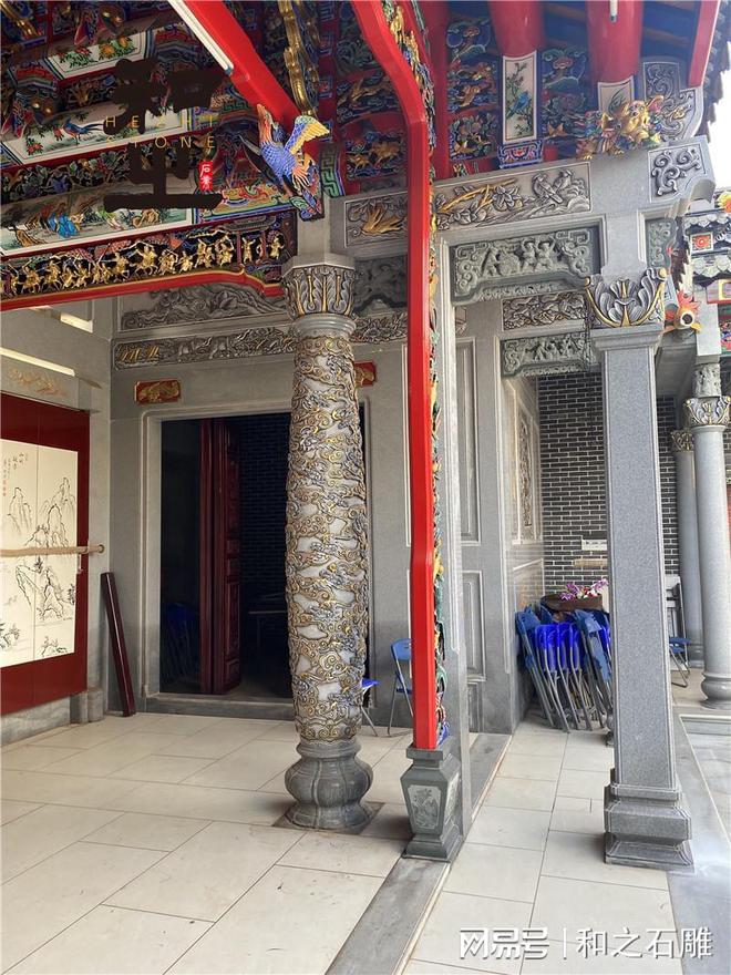 乐鱼官方寺庙祠堂石雕浮雕的各类雕琢(图2)