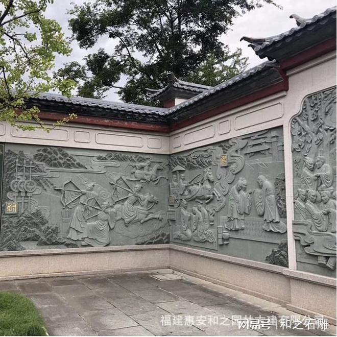 乐鱼官方寺庙祠堂石雕浮雕的各类雕琢(图3)