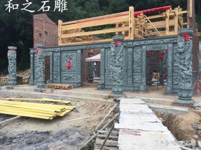 乐鱼官方寺庙祠堂石雕浮雕的各类雕琢(图6)