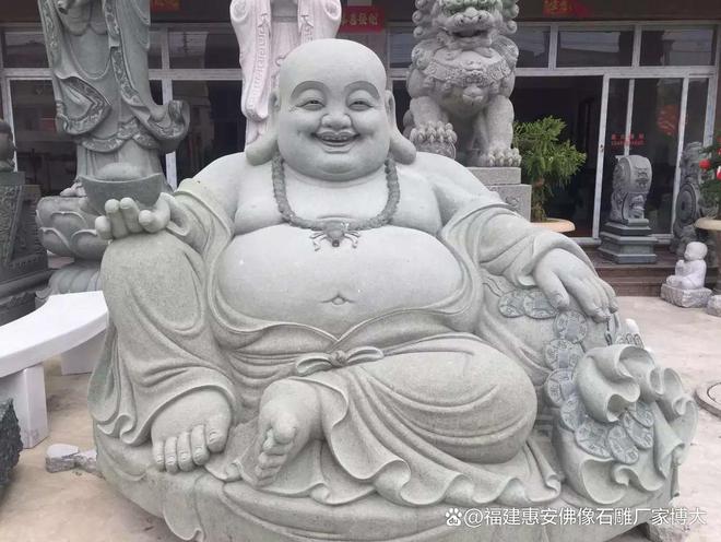 乐鱼官方石雕弥勒佛的创意设想与当代审美(图1)
