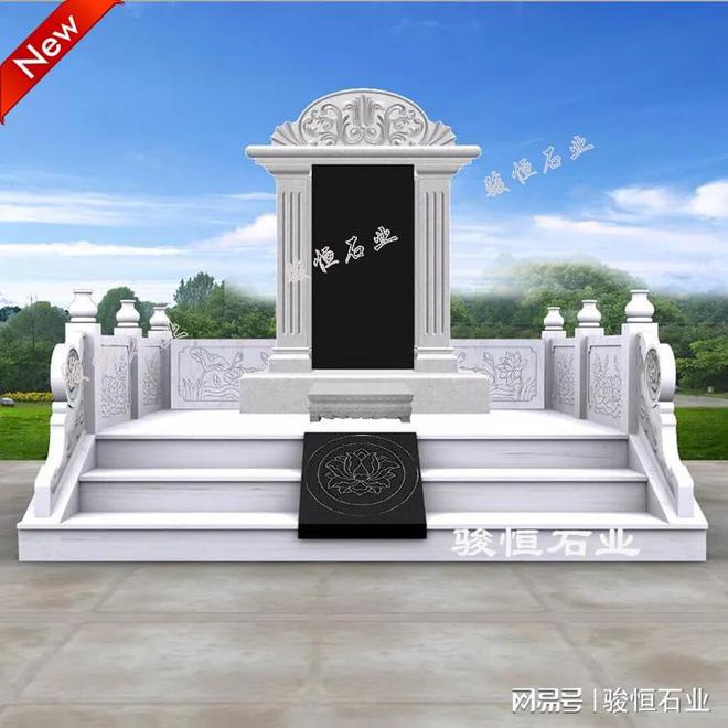 乐鱼官网每块石雕墓碑都是艺术承载着对亲人无尽追思