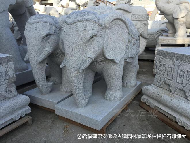 leyu.乐鱼石雕大象在当代景观中的立异(图4)