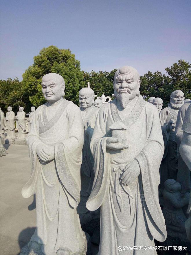 乐鱼官网石雕十八罗汉