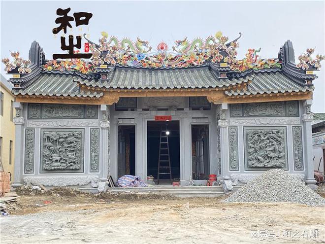 leyu乐鱼官方网站石雕浮雕龙堵在寺庙修建的意义